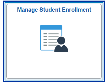 Manage Student Enrollment Tile